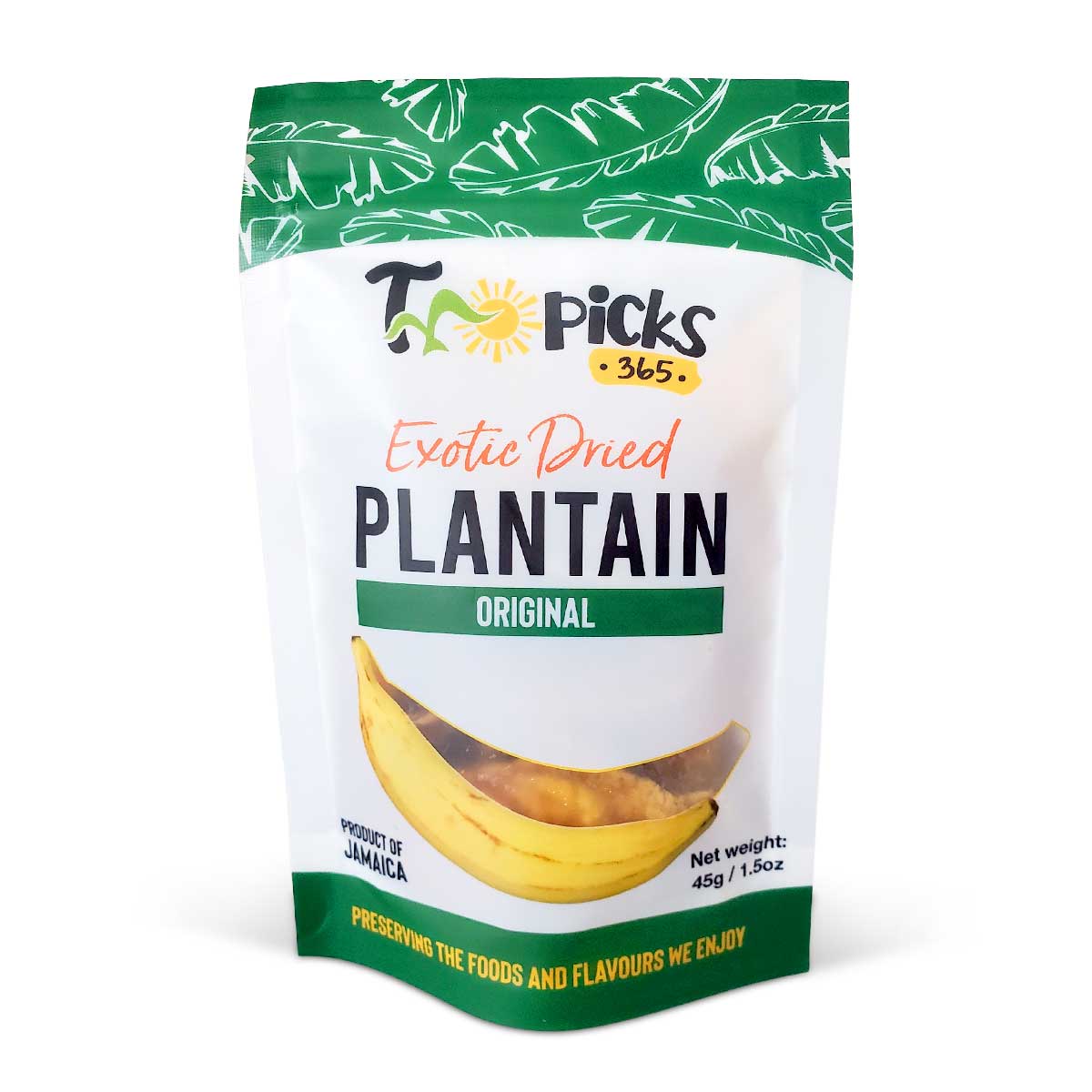 Tropicks365 Dried Plantain, 45g